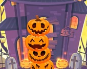 Pumpkin tower halloween