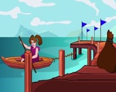 Побег девочки в лодке