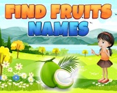 Найди названия фруктов