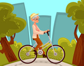 Пазл: Весёлое катание на велосипеде