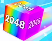 Цепной куб: слияние 2048