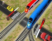 Пересечения железной дороги: Железнодорожные поезда 3D