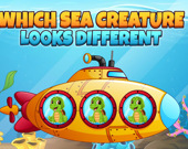 Какое морское животное отличается?