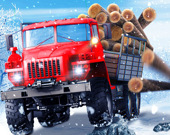 Вождение грузовика по снежным дорогам