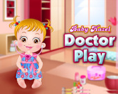 Малышка Кареглазка играет в доктора
