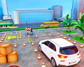 Симулятор вождения в современном городе 3D