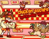 Побег цыпленка: бег с трюками