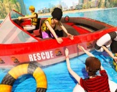 Пляжное спасение: аварийная лодка