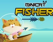 Мини-кот на рыбалке