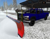 Winter Snow Plow Jeep Driving
