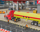 Oil Tanker Transport Truck