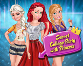 Тайная вечеринка в колледже с принцессами