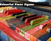 Цветное пианино - Пазл