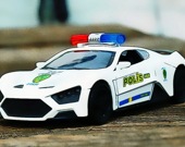 Полицейский автомобиль - Пазл
