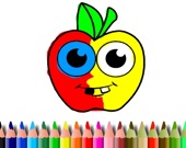 Книжка-раскраска: Яблоки