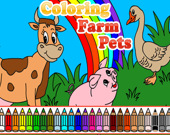 Раскраска: Животные на ферме