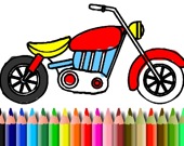 Раскраска: Мотоциклы