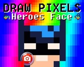 Пиксельные рисунки: Лица героев