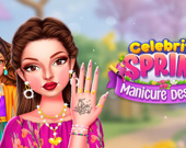 Celebrity Spring Manicure Design