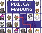 Маджонг: пиксельные котики
