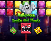 Змейка и блоки на Хэллоуин