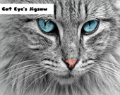 Голубоглазая кошка - Пазл
