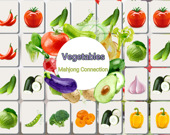 Соедините овощи в маджонге онлайн