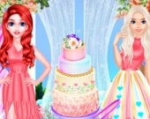 Романтическая свадьба: мастер торта