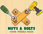 Nuts & Bolts Wood Puzzle Game