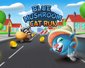 Кошачий бег "Голубой гриб"