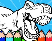 Раскраска динозавров для детей