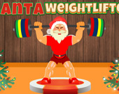 Santa Weightlifter