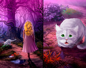 Hidden Object - Girl and Cat