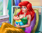Рождение ребёнка у принцессы-русалки