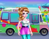 Мойка девчачьего фургончика с мороженным