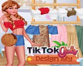 ТикТок: дизайн нарядов для девочек