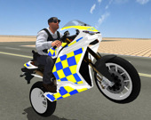 Симулятор супер трюков на полицейском мотоцикле 3D