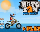 Moto X3M: Бассейная вечеринка