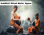 Водный ритуал буддистов - Пазл