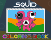 Squid Coloring Book