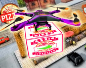 Симулятор доставки пиццы с помощью дрона