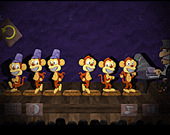 Логический театр: 6 обезьянок