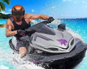 Jetsky Power Boat Water Racing Stunts Game