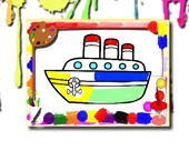 Лодки: Книжка-раскраска