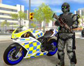 Симулятор мотоцикла городской полиции