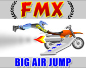 Прыжок на мотоцикле FMX Big Air