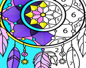 Adult Coloring Book Game Of Stress Relieving