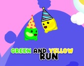 Зеленый и желтый бег