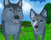 Дикие животные 3D: Волк