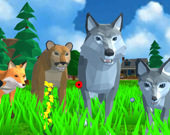 Wolf Simulator Wild Animals 3D